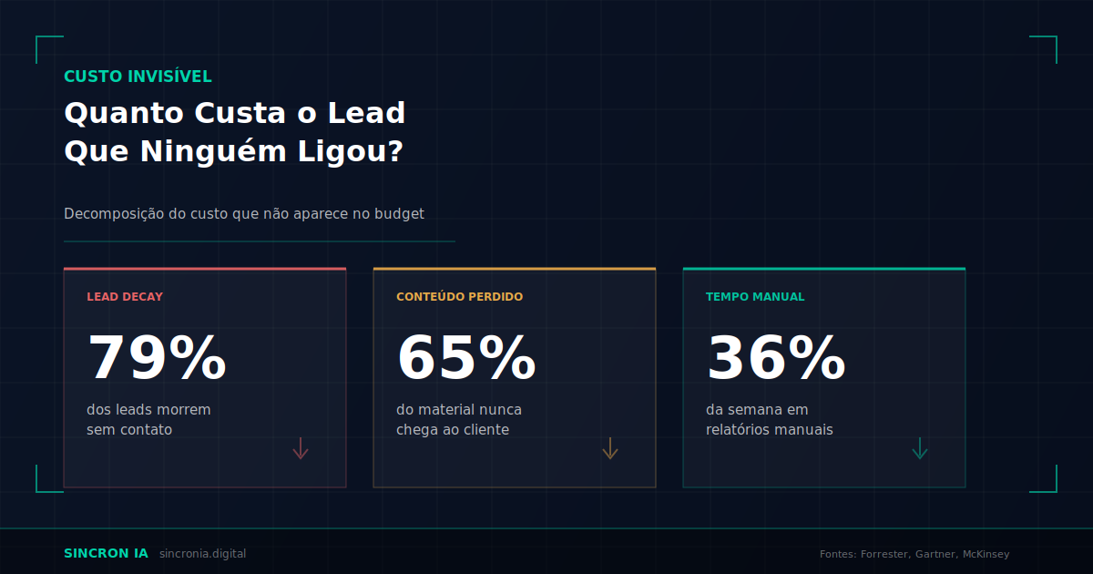 Quanto Custa o Lead Que Seu Vendedor Nunca Ligou?